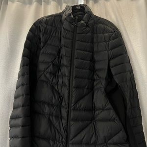 North face black puffer coat